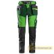 Snickers FlexiWork Trousers – 6940 Softshell Stretch Trousers with Schoeller® 4-Way Fabric, Armortex® Kevlar® KneeGuard™, and Holster Pockets