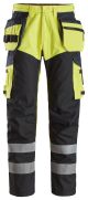 Snickers ProtecWork Trousers RSH Holster Pockets High-Vis CL2 (6265)