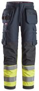 Snickers ProtecWork Trousers Holster Pockets ELP High-Vis CL1 (6263)